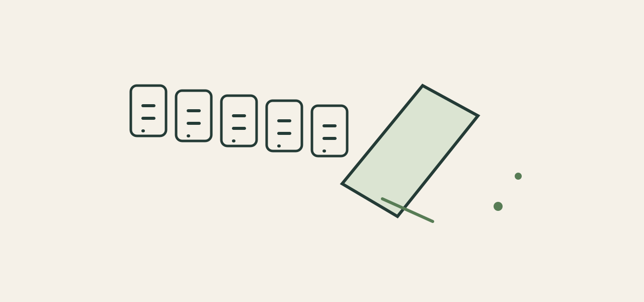 An eraser reduces a trail of account records