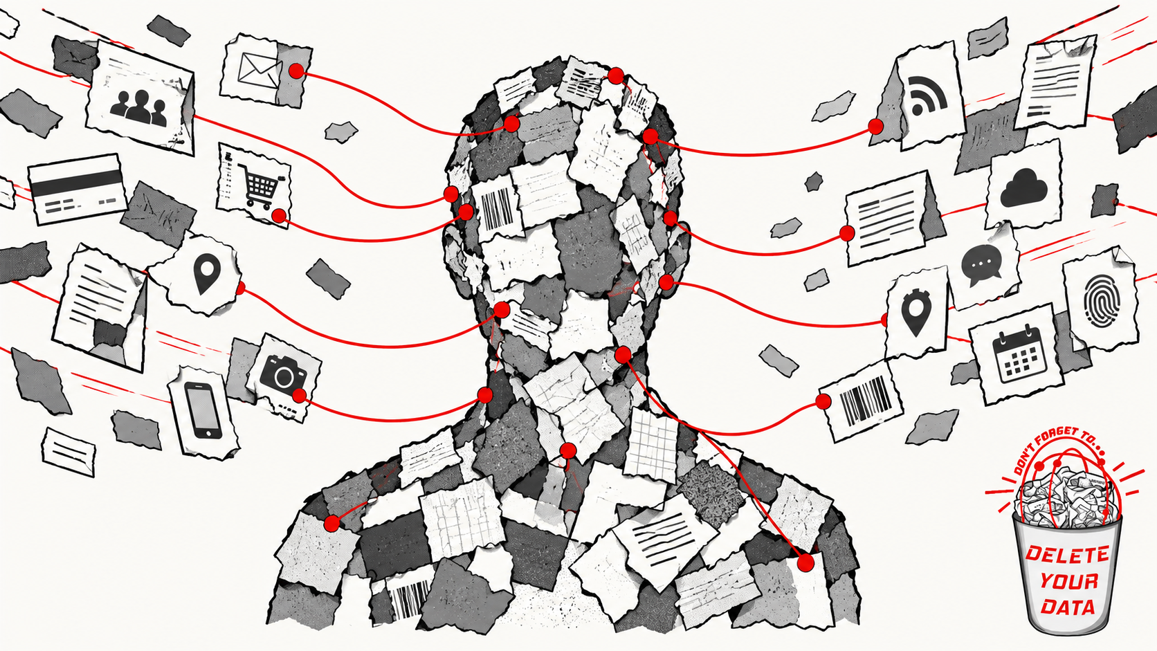 Anonymous data fragments assembled into a personal profile