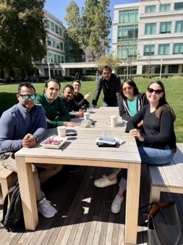 Last lunch with my Cupertino team